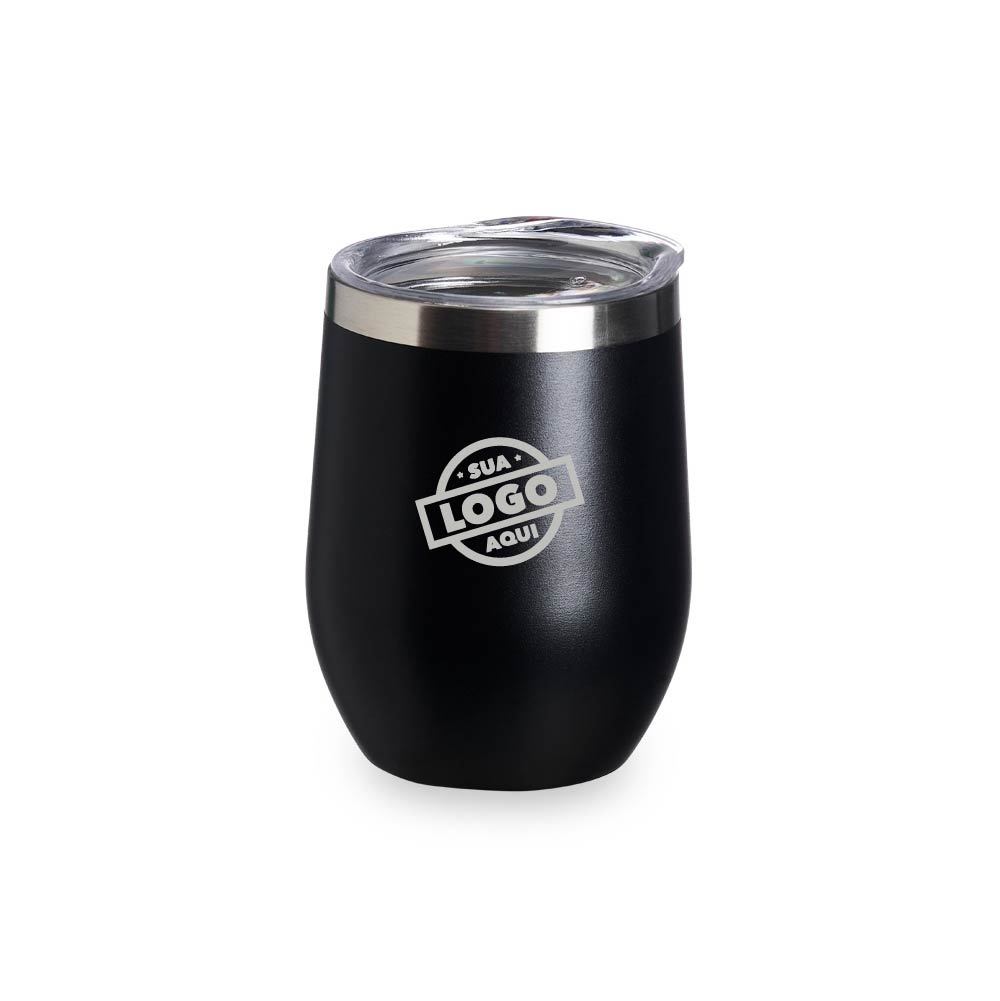 Copo Inox Parede Dupla 320ml